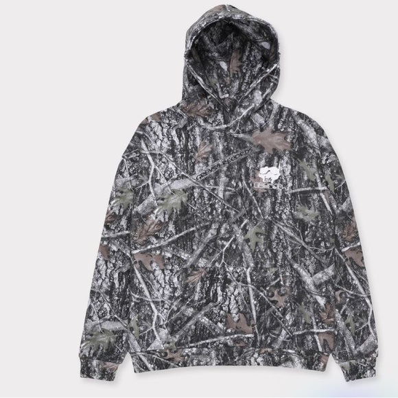 Camouflage Hooded Bomber Jacket - Picture 1 of 10